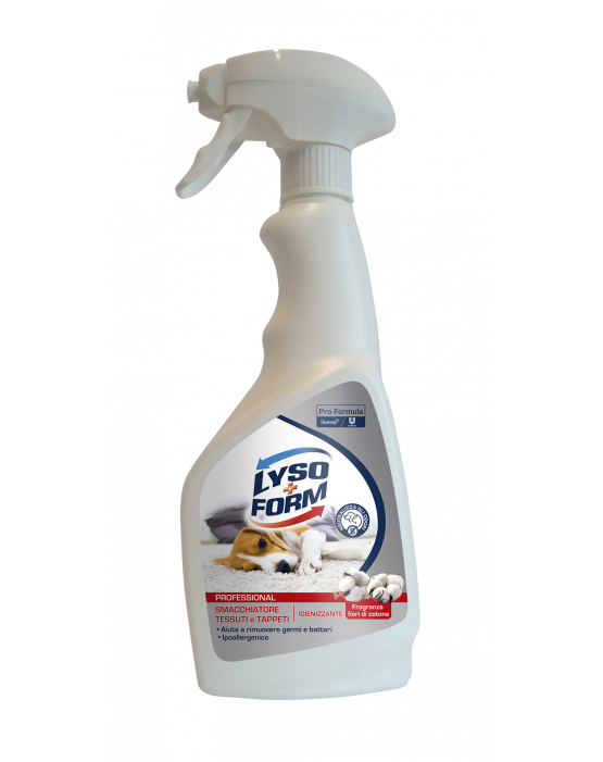 LYSOFORM SMACCHIATORE TESSUTI E TAPPETI-FRAGRANZA FIORI DI COTONE