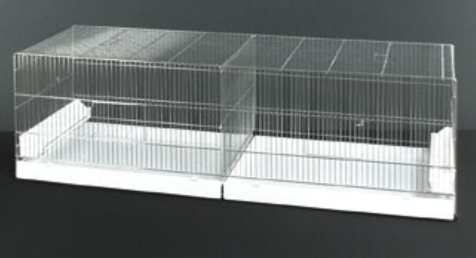 GABBIA COVA 120CM RAZZIERA ZINCATA