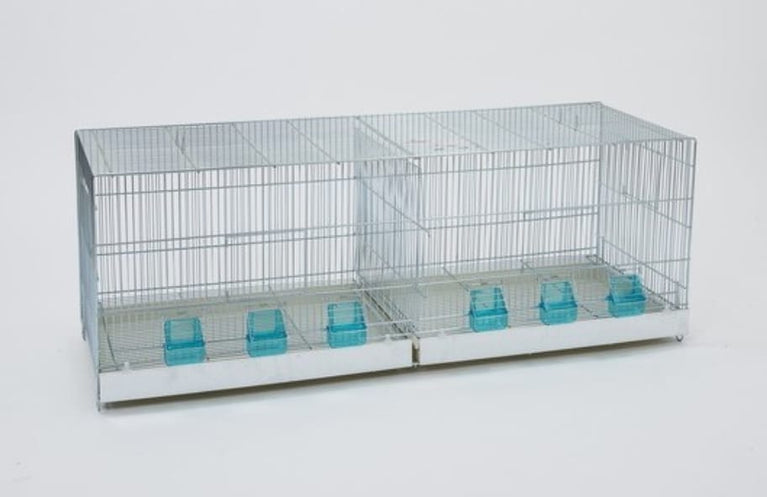 GABBIA COVA 120CM MANGIATOIE ESTERNE