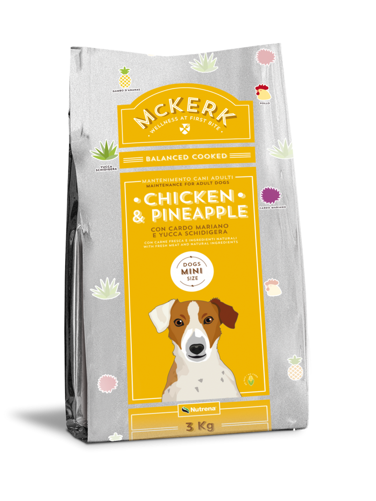 McKERK ADULT MINI CHICKEN & PINEAPPLE 3kg