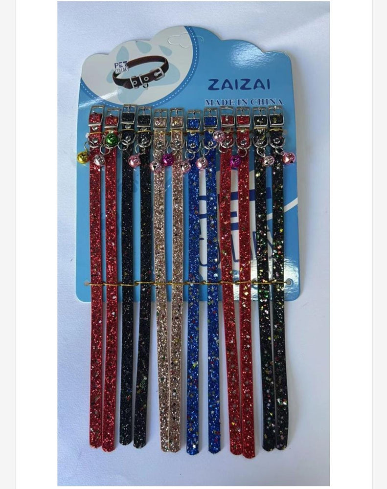 COLLARE PER CANI BRILLANTINATO CON CAMPANELLO