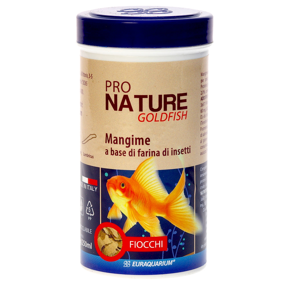 Pro NATURE Goldfish Fiocchi a base di farina di insetti EURAQUARIUM