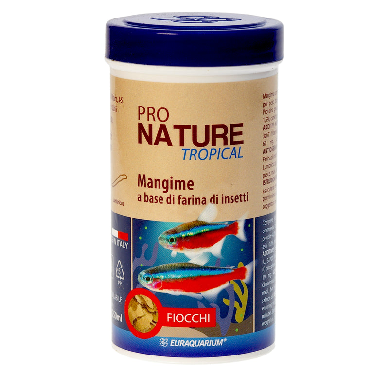 Pro NATURE Tropical FIOCCHI a base di farina di insetti EURAQUARIUM