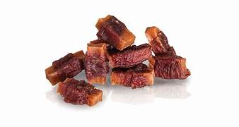 PEZZETTI DI SALMONE PER CANI AVVOLTI NELL'ANATRA 80gr