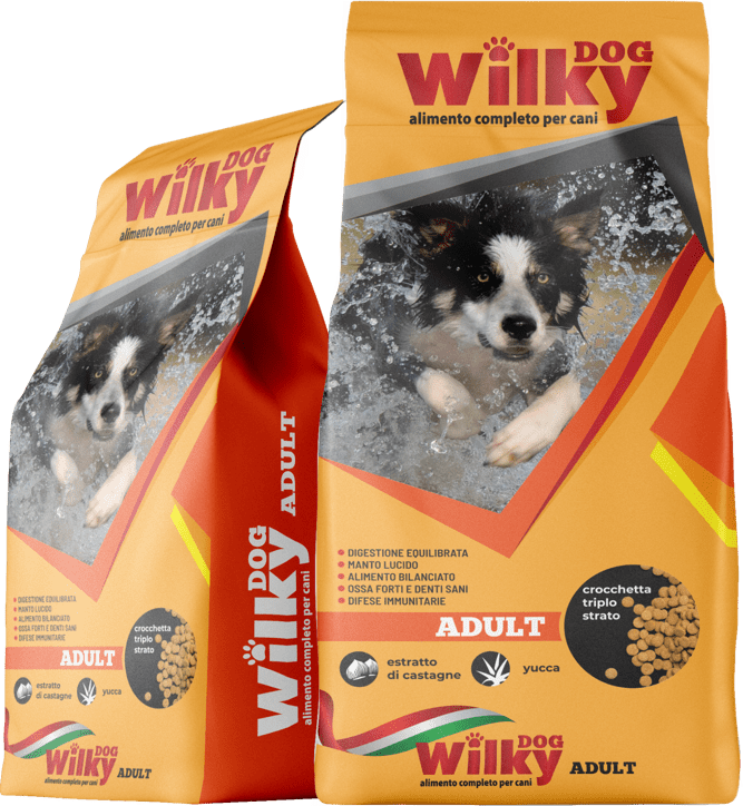 CROCCHETTE ADULT CON ESTRATTO DI CASTAGNE E YUCCA/24-9 WILKY DOG 20KG - Sanny Passione Ornitologica