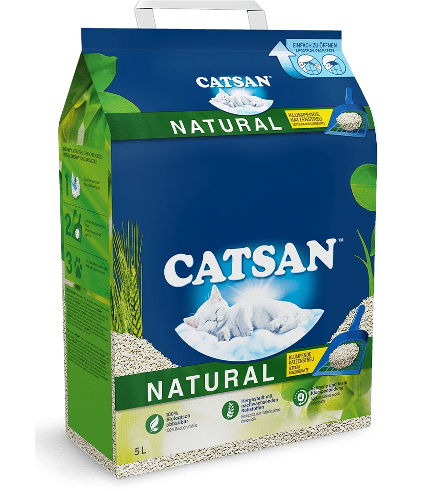 CATSAN LETTIERA AGGLOMERANTE DALL'INCREDIBILE POTERE ASSORBENTE