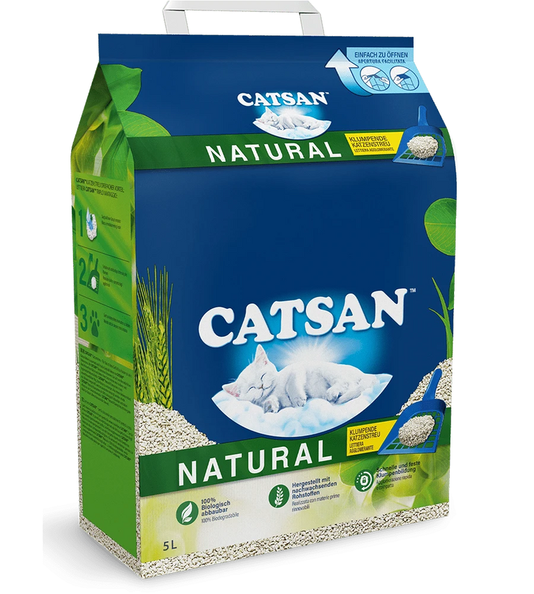 CATSAN LETTIERA AGGLOMERANTE DALL'INCREDIBILE POTERE ASSORBENTE