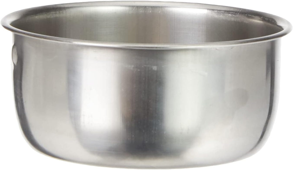 CIOTOLA IN ACCIAIO INOX CON SUPPORTO 300ml 9cm