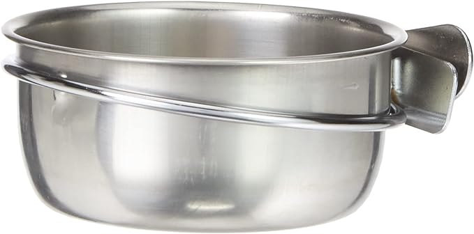 CIOTOLA IN ACCIAIO INOX CON SUPPORTO 300ml 9cm