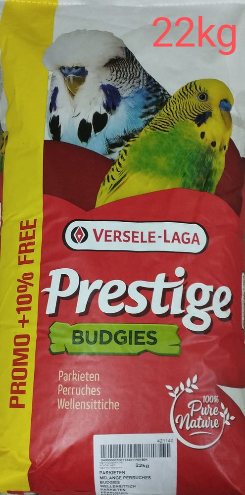 Cocorite Budgies PRESTIGE VERSELE-LAGA 22kg 10% free