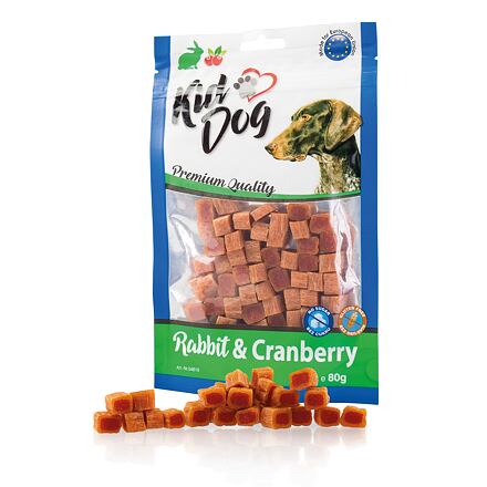 MINI CUBETTI KIDDOG CON CONIGLIO E MIRTILLI ROSSI 80 g