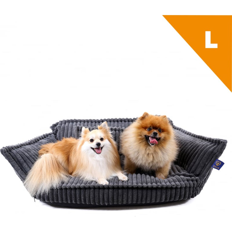 Cuccia per cane e gatto Happlace Grigio