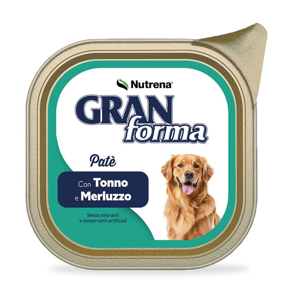 GRANFORMA PATE’ CON TONNO E MERLUZZO 300gr