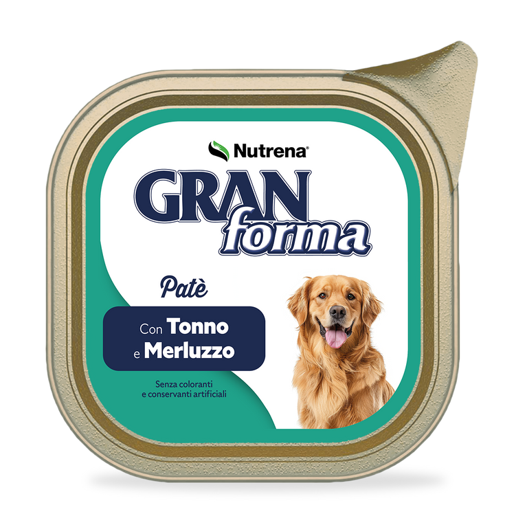 GRANFORMA PATE’ CON TONNO E MERLUZZO 300gr