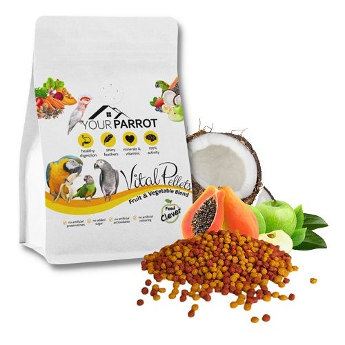 YOUR PARROT ESTRUSI FRUITS & VEGETABLE BLEND VITAL PELLET - Sanny Passione Ornitologica