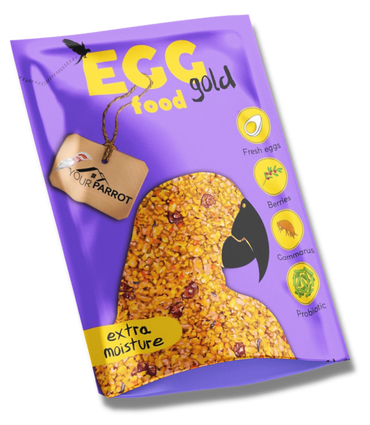 EGG FOOD GOLD SOFT (pastoncino PAPPAGALLI morbido con bacche e uova) YOUR PARROT - Sanny Passione Ornitologica