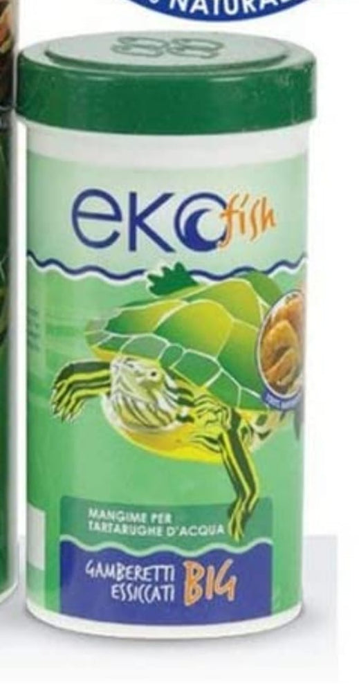 EKOFISH MANGIME PER TARTARUGHE D'ACQUA CON GAMBERETTI ESSICCATI BIG