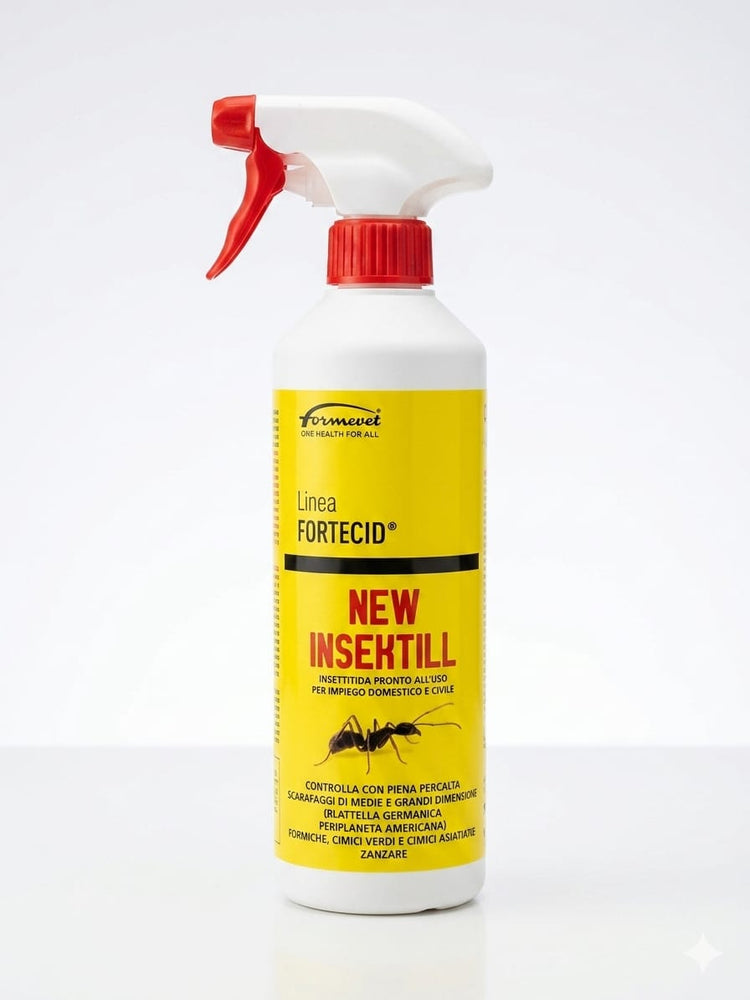 Fortecid New Insektill – Insetticida Spray Formiche, Scarafaggi, Zanzare 500ml
