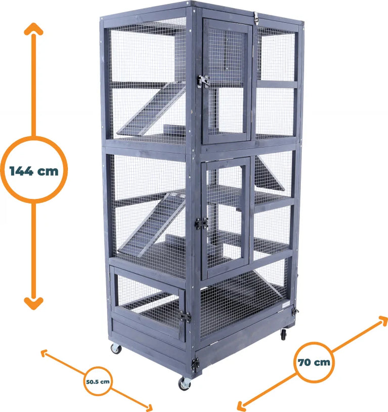 Gabbia per roditori, furetti Gus