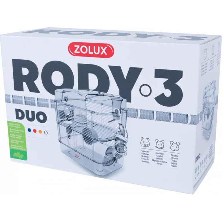 Gabbia per piccoli roditori - 41 cm - Rody 3 Duo vari colori