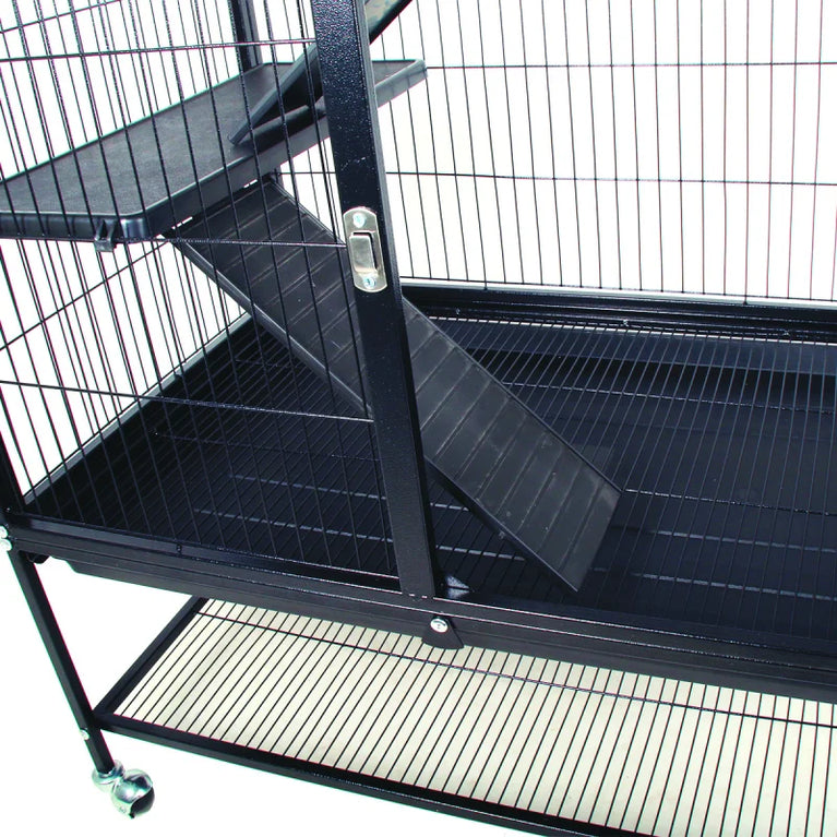 Gabbia per Furetti e Roditori Keiko – 4 Livelli, 79x52x137 cm