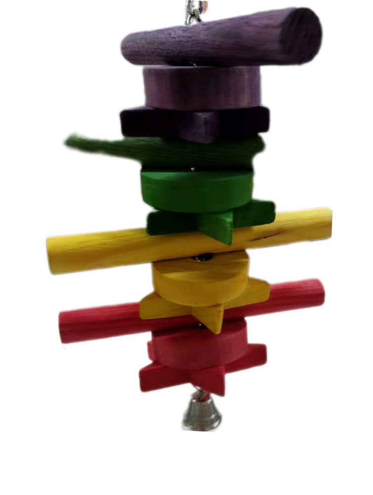 GIOCO IN LEGNO PER PAPPAGALLI