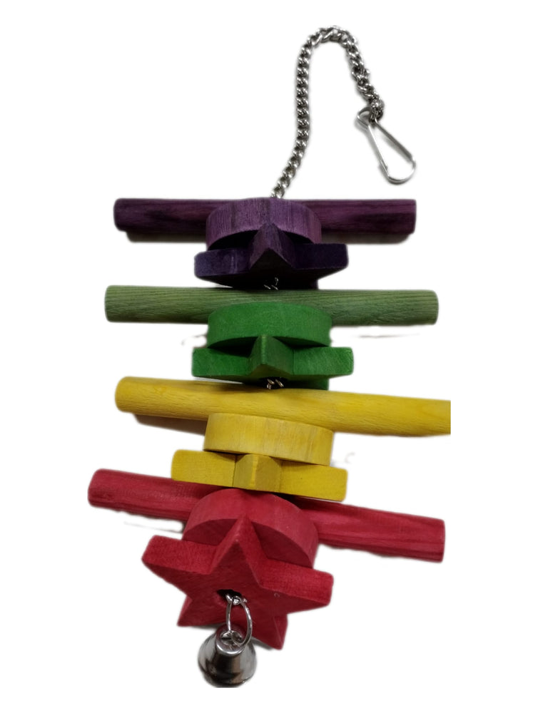 GIOCO IN LEGNO PER PAPPAGALLI