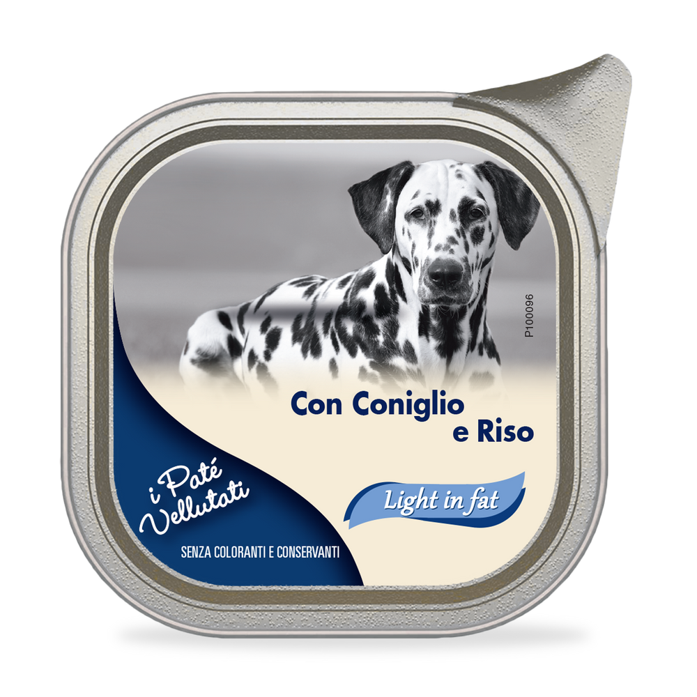 PATè DOG CONIGLIO E RISO LIGHT GRANFORMA 150GR