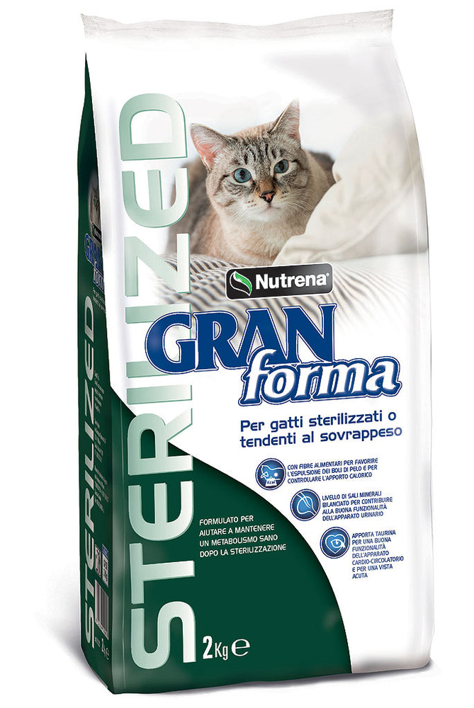 GranForma Sterilized 2kg – Alimento Secco per Gatti Sterilizzati o in Sovrappeso