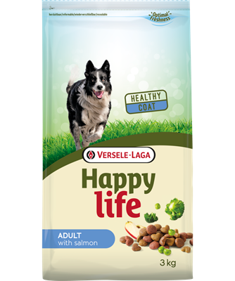 HAPPY LIFE ADULT WITH SALMON - Sanny Passione Ornitologica