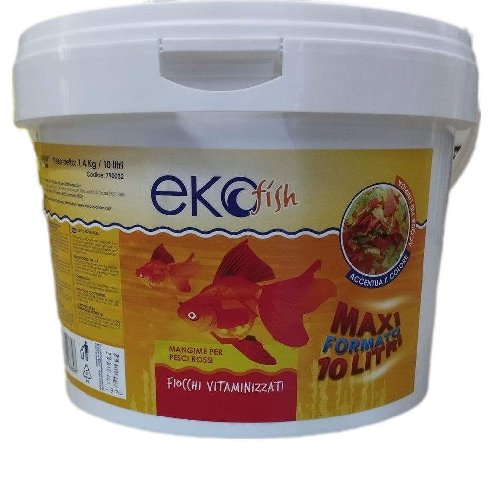 EKO-FISH MANGIME PER PESCI ROSSI FIOCCHI VITAMINIZZATI