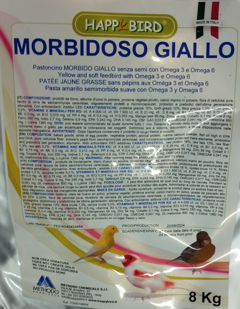 Morbidoso Giallo SENZA semi Happy Bird methodo chemicals