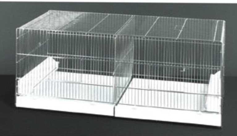 GABBIA COVA 90CM RAZZIERA ZINCATA