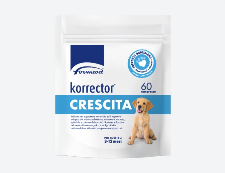 KORRECTOR® CRESCITA 60 Compresse appetibili da 1500 mg frazionabili in 4 parti