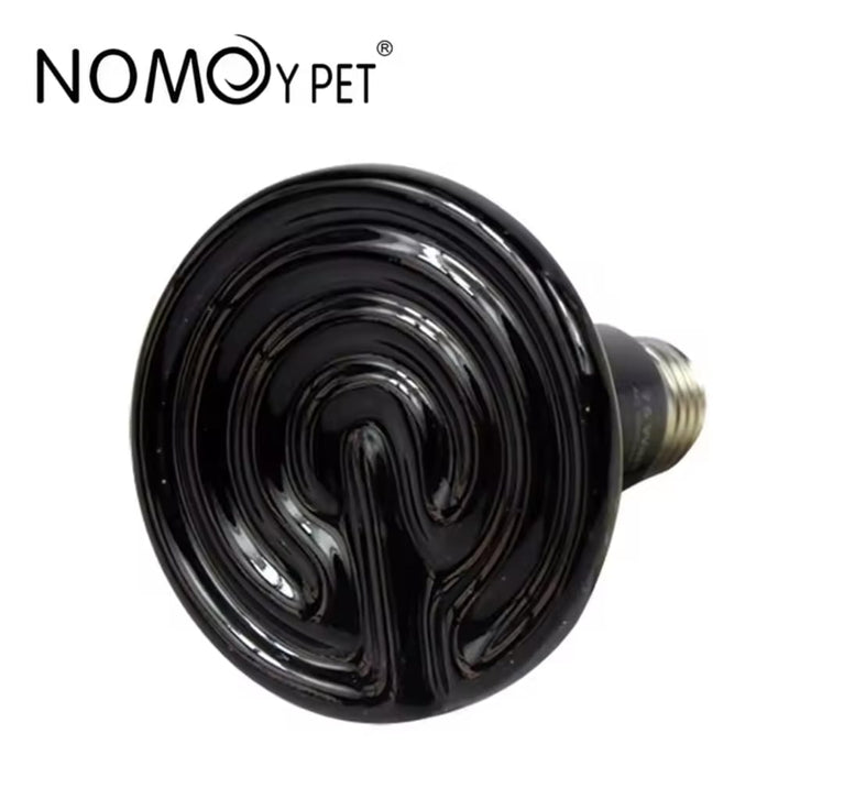 Lampada di Ceramica a Raggi Infrarossi Riscaldante E27, Heat per Rettile per Anfibi, Serpente, Uccelli, Tartaruga, Gatto, Cane