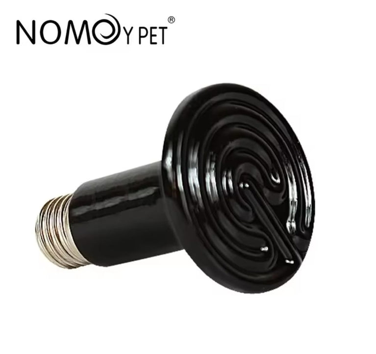 Lampada di Ceramica a Raggi Infrarossi Riscaldante E27, Heat per Rettile per Anfibi, Serpente, Uccelli, Tartaruga, Gatto, Cane