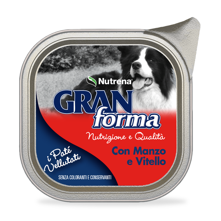 PATè DOG CON MANZO E VITELLO GRANFORMA 150GR