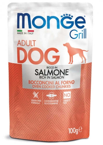 MONGE GRILL ADULT RICCO DI SALMONE