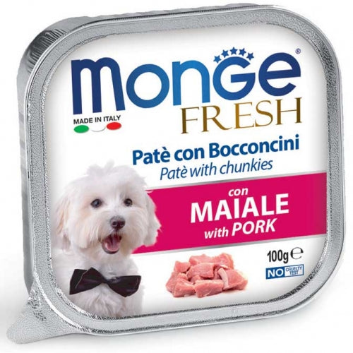 MONGE FRESH PATE' CON BOCCONCINI CON MAIALE - Sanny Passione Ornitologica
