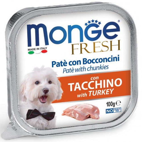 MONGE FRESH PATE' CON BOCCONCINI CON TACCHINO - Sanny Passione Ornitologica