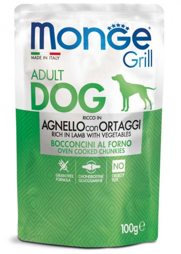 MONGE GRILL ADULT RICCO DI AGNELLO E ORTAGGI