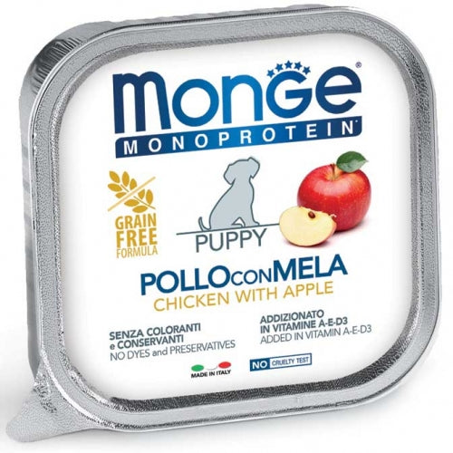 MONGE MONOPROTEICO POLLO CON MELA - Sanny Passione Ornitologica