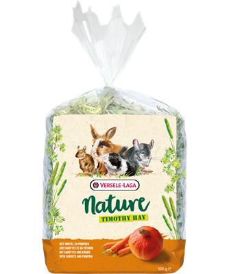 VERSELE-LAGA NATURE TIMOTHY HAY FIENO CON CAROTA E ZUCCA