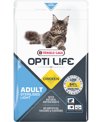 OPTI LIFE ADULT STERILISED LIGHT - Sanny Passione Ornitologica