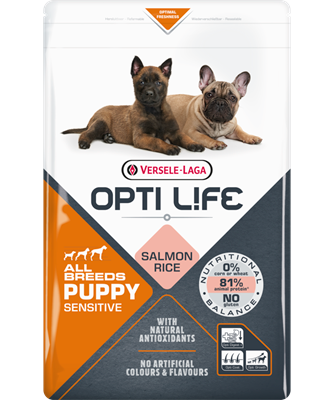 OPTI LIFE ALL BREEDS PUPPY SENSITIVE 81% VERSELE-LAGA - Sanny Passione Ornitologica
