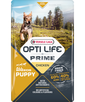 OPTI LIFE PRIME ALL BREEDS PUPPY CHICKEN - Sanny Passione Ornitologica