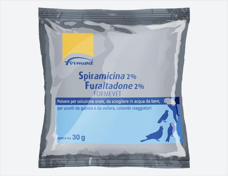 Spiramicina 2% - Furaltadone 2% FORMEVET