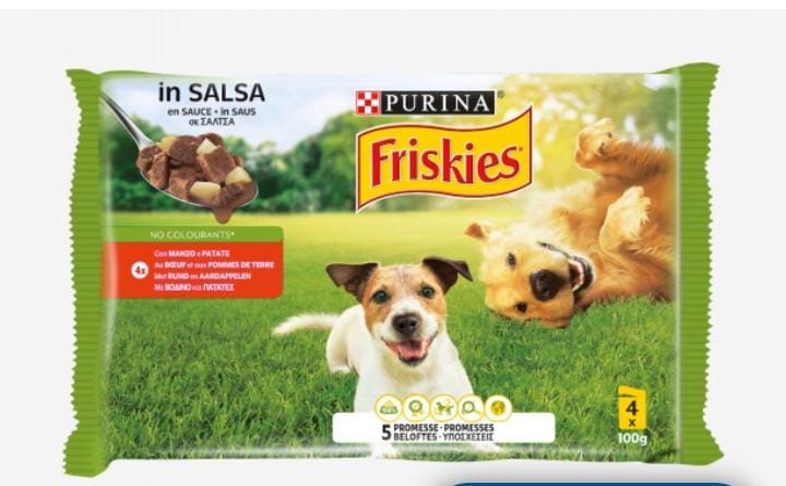 PURINA IN SALSA CON MANZO E PATATE - Sanny Passione Ornitologica