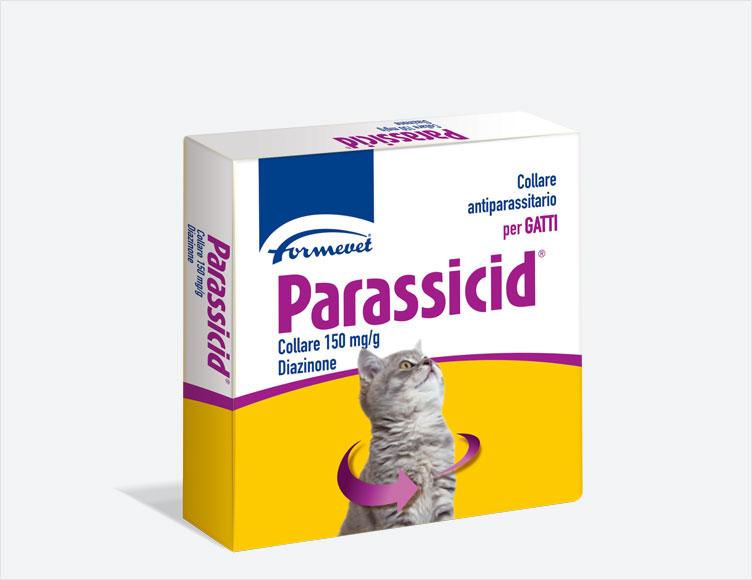 PARASSICID COLLARE 150 mg/g COLLARE ANTIPARASSITARIO PER GATTI DIAZINONE