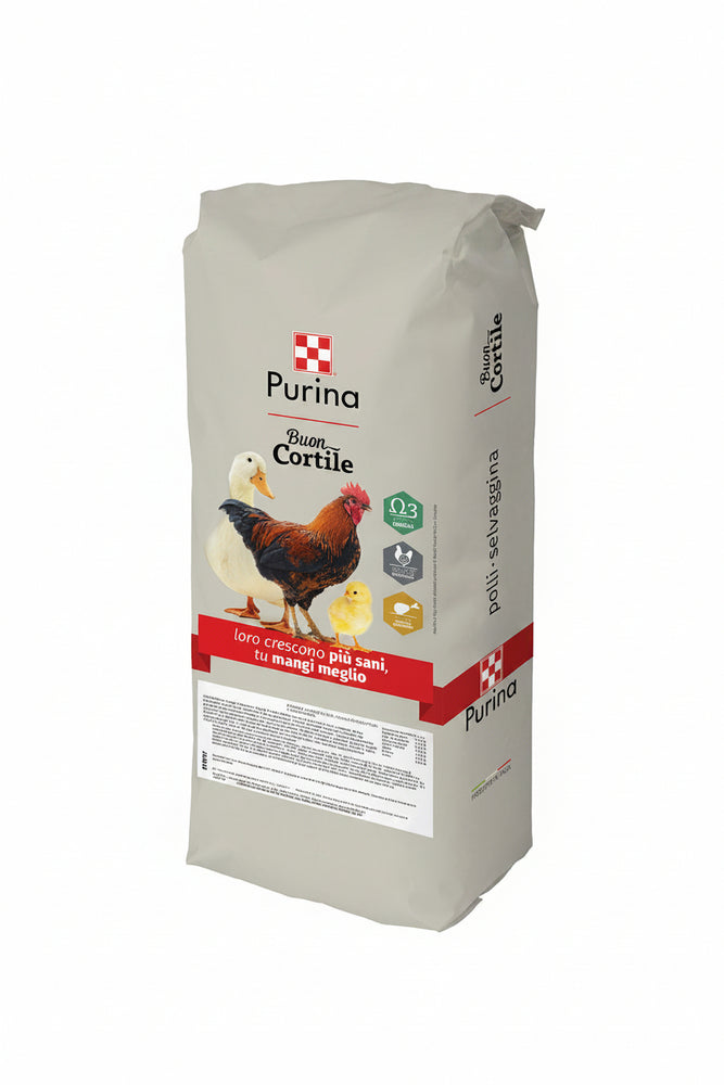 Purina Buon CORTILE ESSENTIAL FARINA 20kg - Sanny Passione Ornitologica